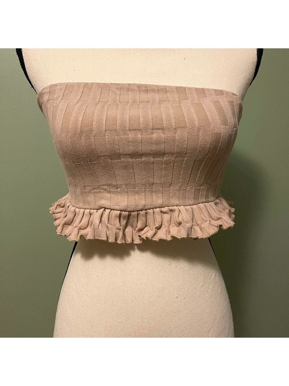 Zara Size Small Stretch Tube Top